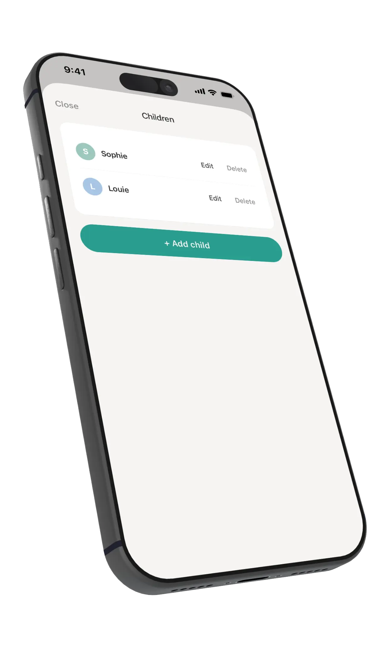 Little Doses multiple children profiles with independent medication tracking per child